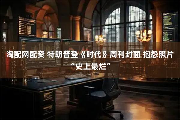 淘配网配资 特朗普登《时代》周刊封面 抱怨照片“史上最烂”